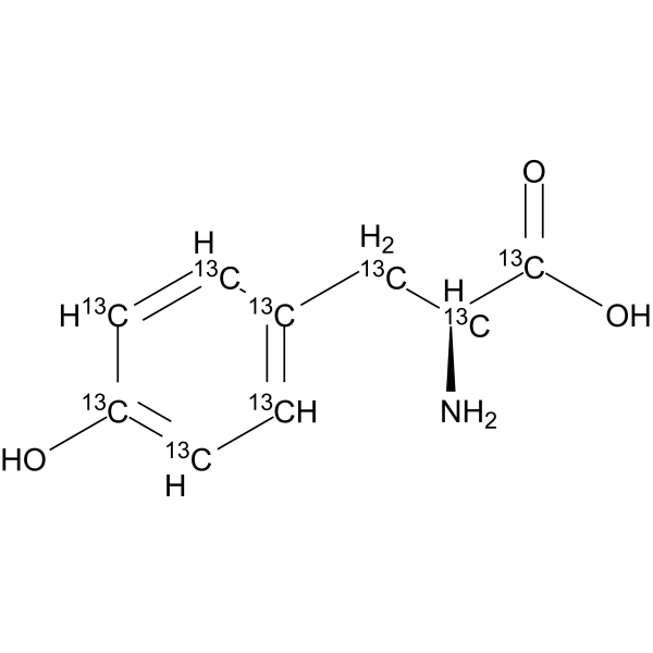 L-Tyrosine-13C9 (L-tyrosine 13C9) 55443-60-2